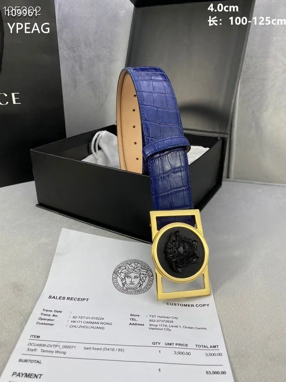 Versace Belt 40mmX100-125cm 8L12